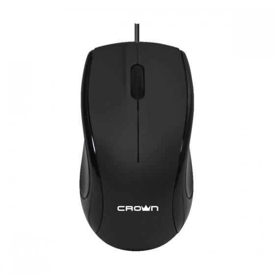 Mouse CrownMicro CMM-31 (3button, 1000dpi, Black, USB)