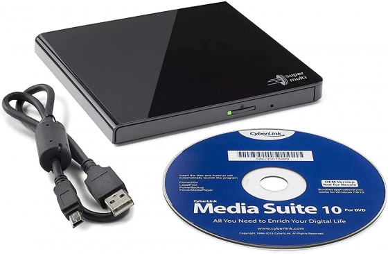 External drive DVD-RW LG GP57EB40 (USB, 24x/8x, Black)