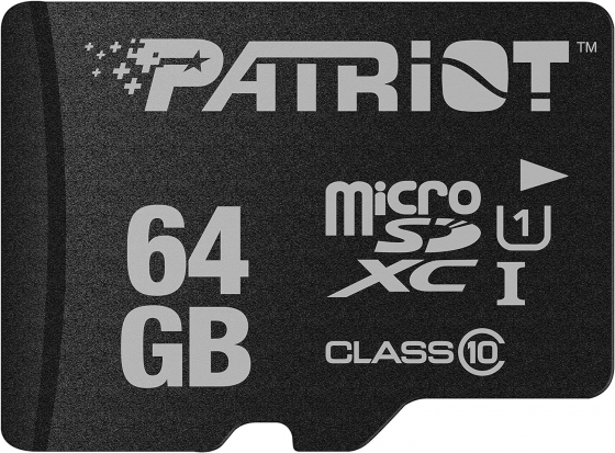 Карта памяти Micro SD Card PATRIOT 64GB PIF64GSXC10 INSTA UHS-I (Class 10)