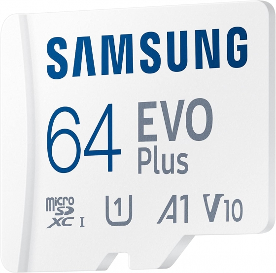 Հիշողության Micro SD Samsung EVO Plus 64GB MB-MC64KA/EU (Class 10)