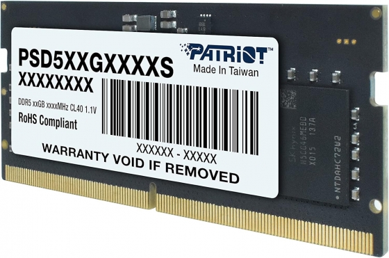 Модуль памяти SODIMM 16GB DDR5 PATRIOT PSD516G480081S (4800MHz)