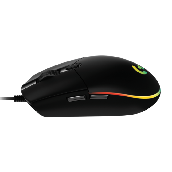 Mouse Logitech G203 LIGHTSYNC (RGB, 6 Button, Gaming, USB, Black)