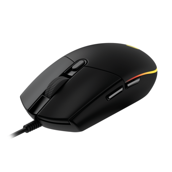 Mouse Logitech G203 LIGHTSYNC (RGB, 6 Button, Gaming, USB, Black)