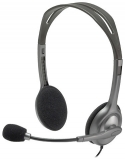 Headset with microphone Logitech H111 (3.5mm, Gray)