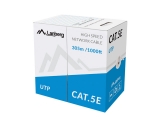 Cable LANBERG LCU5-10CU-0305-S UTP SOLID GRAY CABLE, CU, CAT. 5E