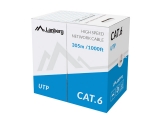 Մալուխ LANBERG LCU6-10CU-0305-S UTP SOLID GRAY CABLE, CU, CAT. 6