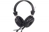 Headphones with Microphone A4 Tech HS-30 (Black, 3.5mm)