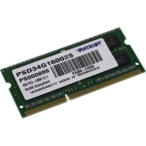 Հիշողություն SODIMM 4GB DDR3 PATRIOT PSD34G16002S (1600MHz, 1.5V)