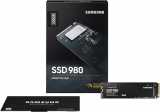 Накопитель SSD M.2 250GB SAMSUNG 980 MZ-V8V250BW (M.2 2280, PCI-E x 4, Reading 2900 MB/s, Writing 1300 Mb/s)