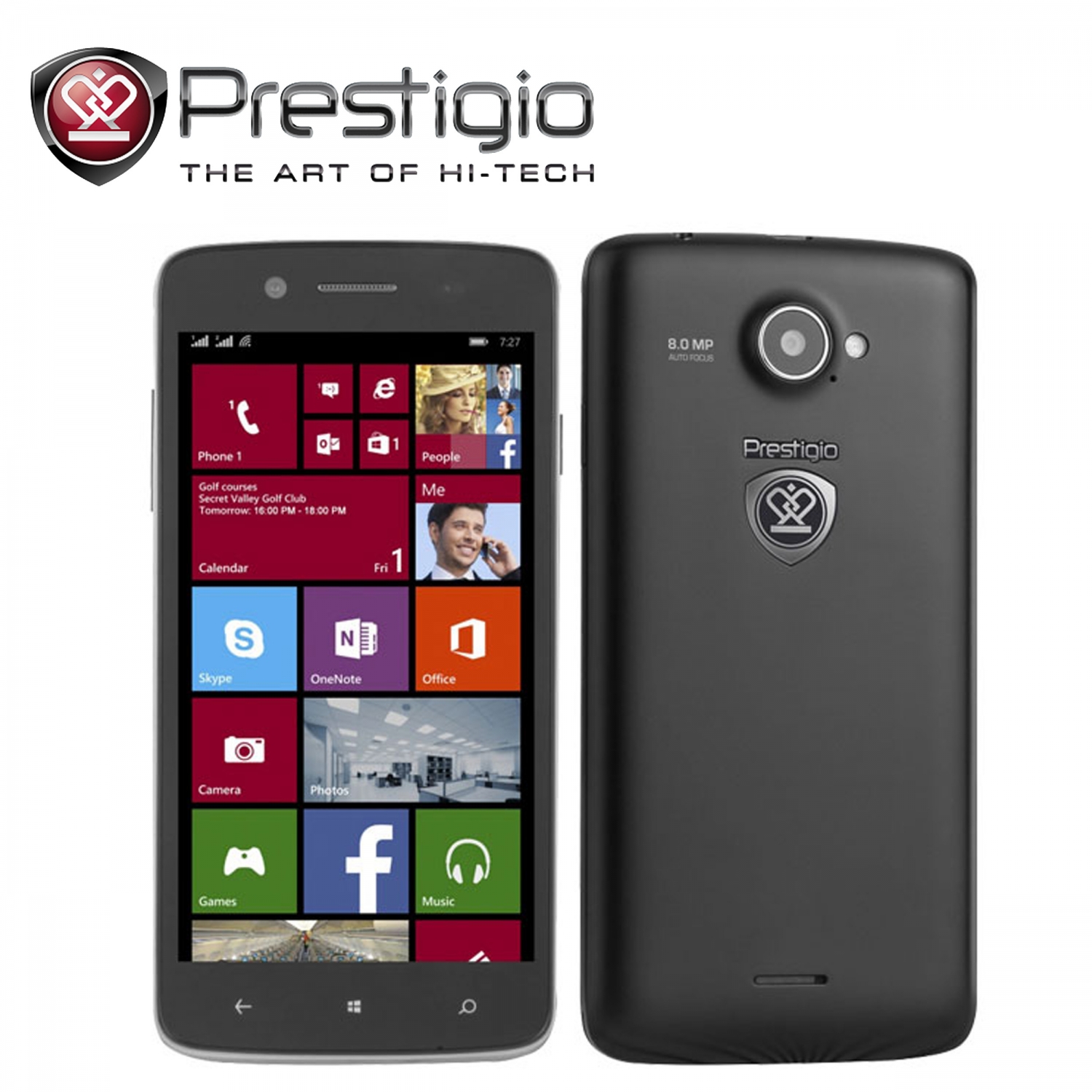Սմարտֆոն Prestigio PSP8500DUO (5.0", IPS 1280 x 720, Snapdragon 200 QuadCore-1.2GHz, 1GB RAM, 8GB Flash, Wi-Fi, BT 4.0, Camera 8MP/2MP, DualSIM, WP 8.1) Սմարտֆոն Prestigio PSP8500DUO (5.0