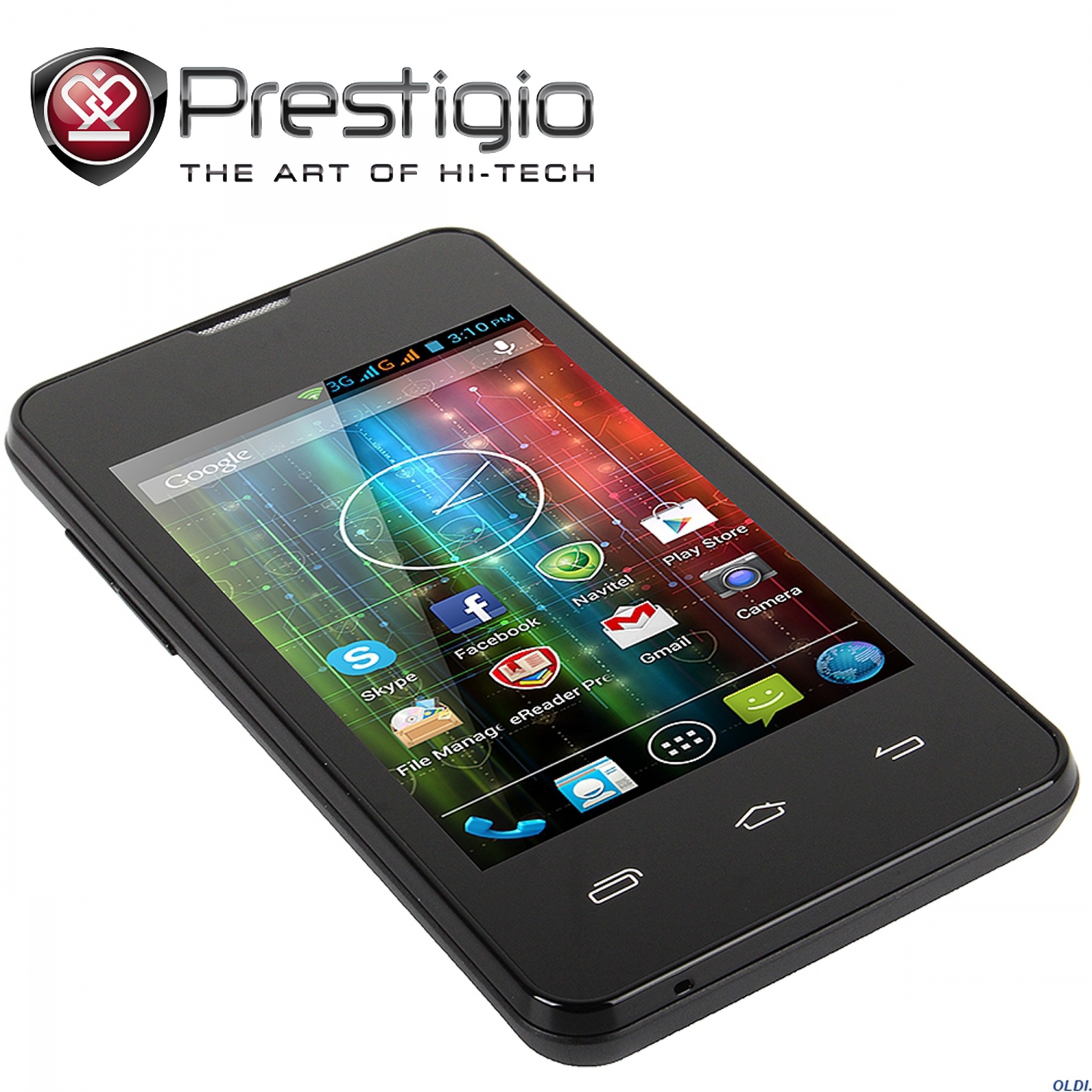 Սմարթֆոն Prestigio PAP3350DUO (3.5", 480x320, ARM Cortex A7 DualCore-1.2 GHz, 512MB RAM, 512MB Flash, Wi-Fi, BT3.0, FM Radio, Camera 3MP/-, DualSIM, Android 4.2) Սմարթֆոն Prestigio PAP3350DUO (3.5