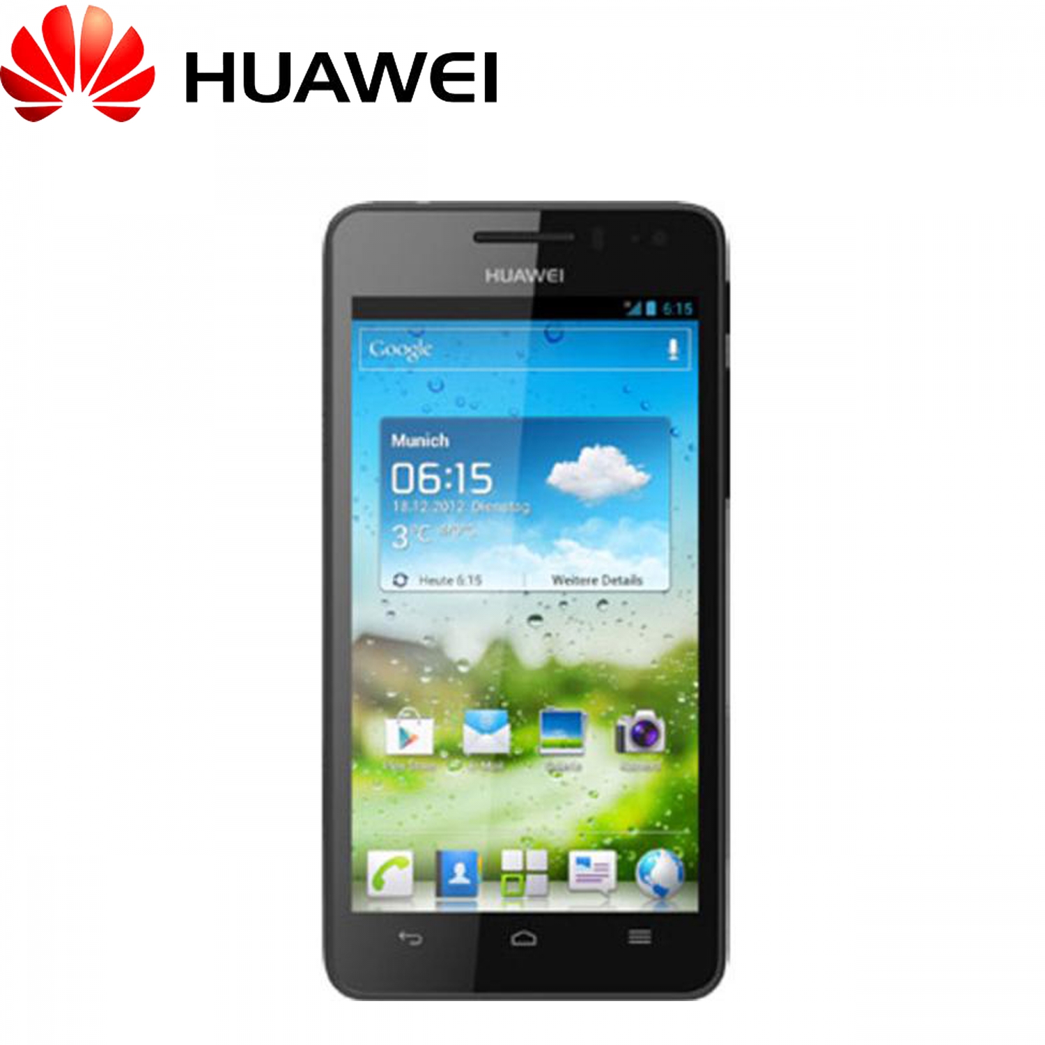 Սմարթֆոն Huawei Ascend G615 (5.0" IPS 960x540, ARM Cortex A9 QuadCore-1.2GHz, 1GB RAM, 4GB Flash, Wi-Fi, BT 3.0, Camera 8MP/1.3MP, DualSim, Android 4.3, Սև) Սմարթֆոն Huawei Ascend G615 (5.0