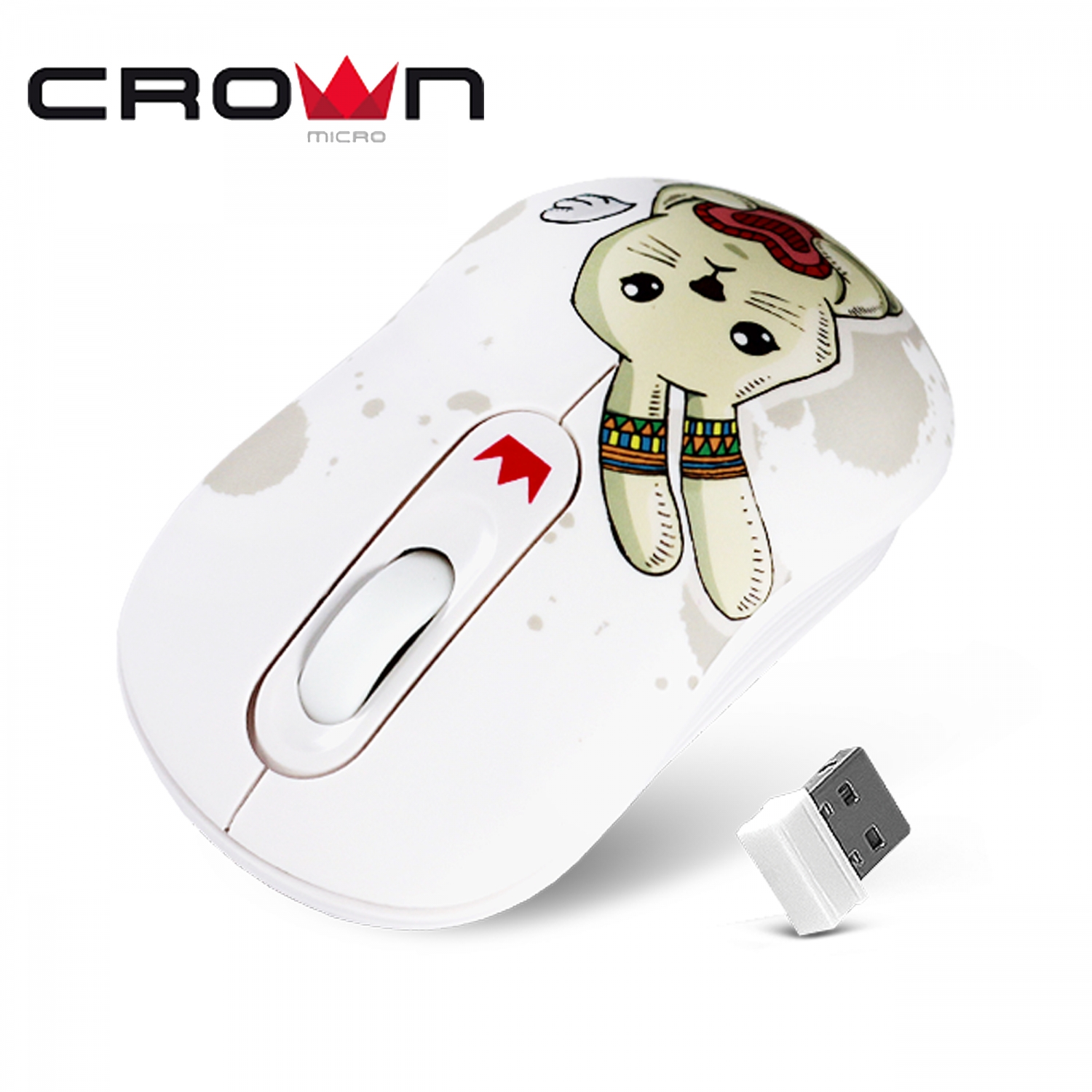 Անլար մկնիկ CrownMicro CMM-928W (USB, Rabbit) Անլար մկնիկ CrownMicro CMM-928W (USB, Rabbit)