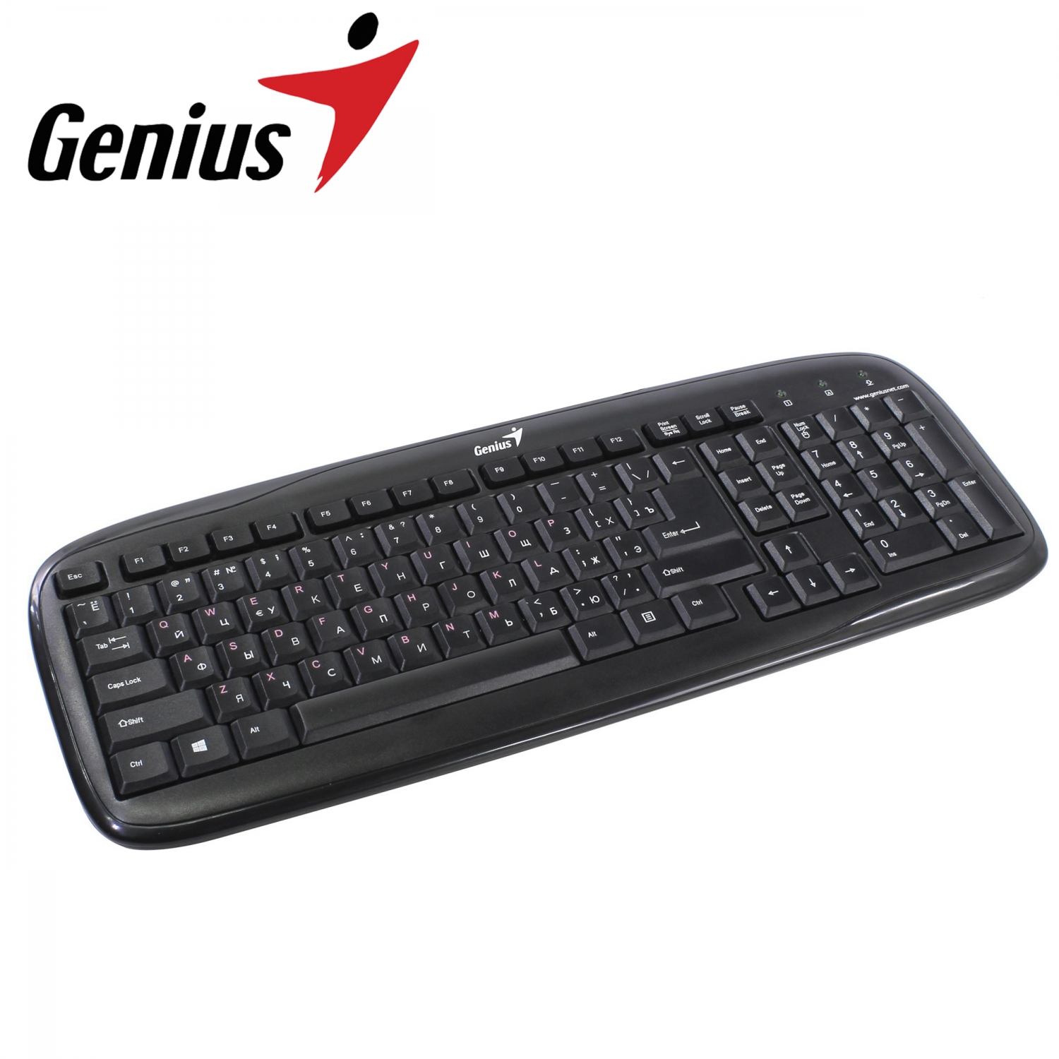Ստեղնաշար Genius SlimStar 110 (PS/2, black) Ստեղնաշար Genius SlimStar 110 (PS/2, black)
