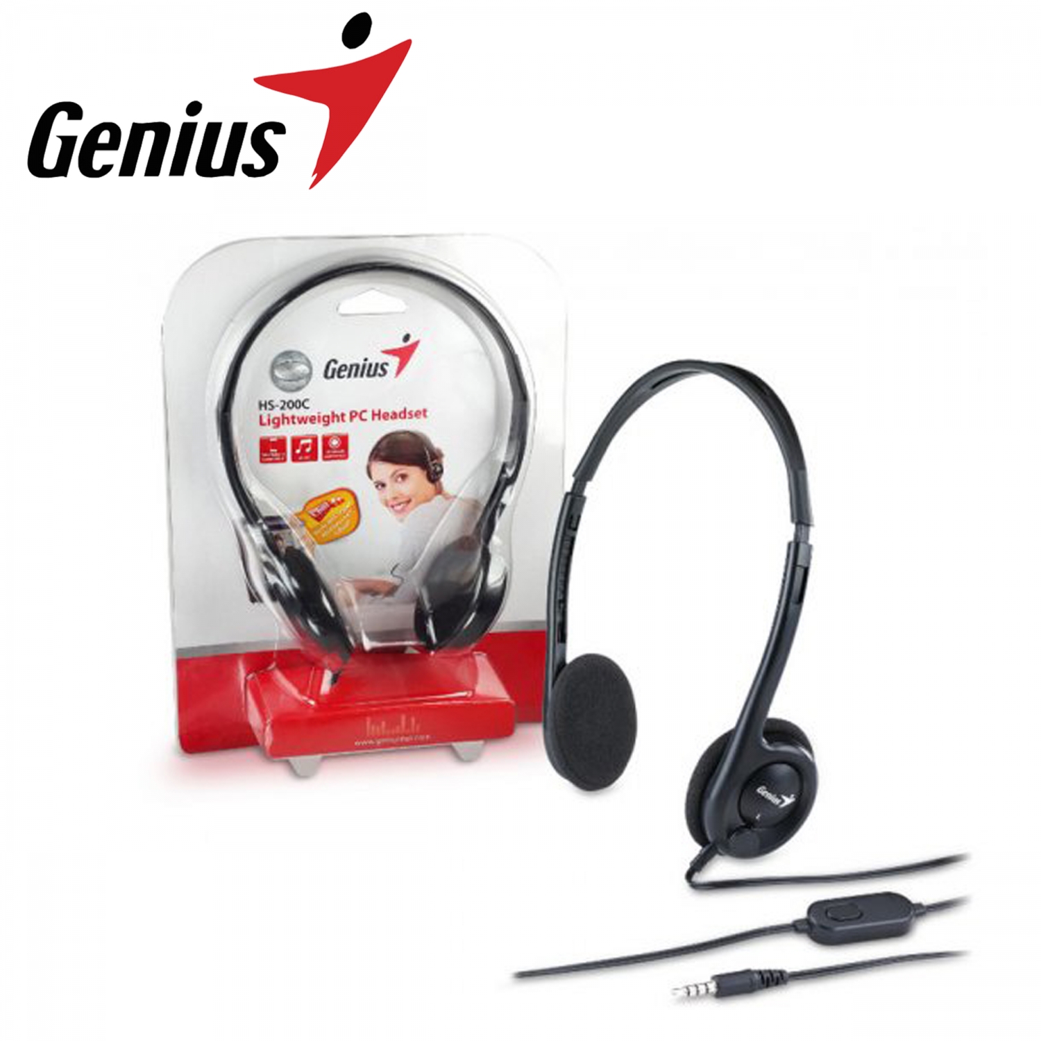 Ականջակալ խոսափողով Genius HS-M200C Ականջակալ խոսափողով Genius HS-M200C