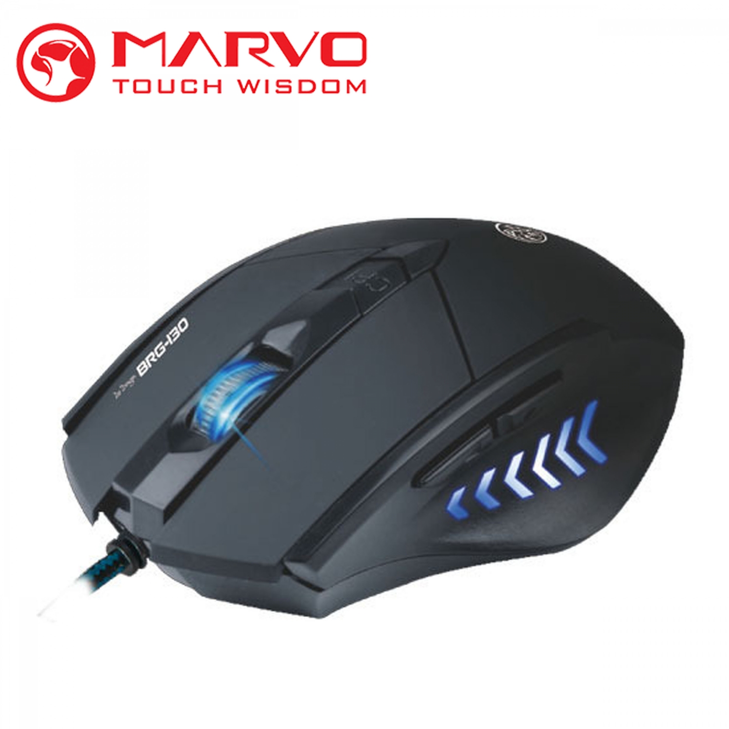 Մկնիկ Marvo BRG-130 (USB, Black, Gaming) Մկնիկ Marvo BRG-130 (USB, Black, Gaming)