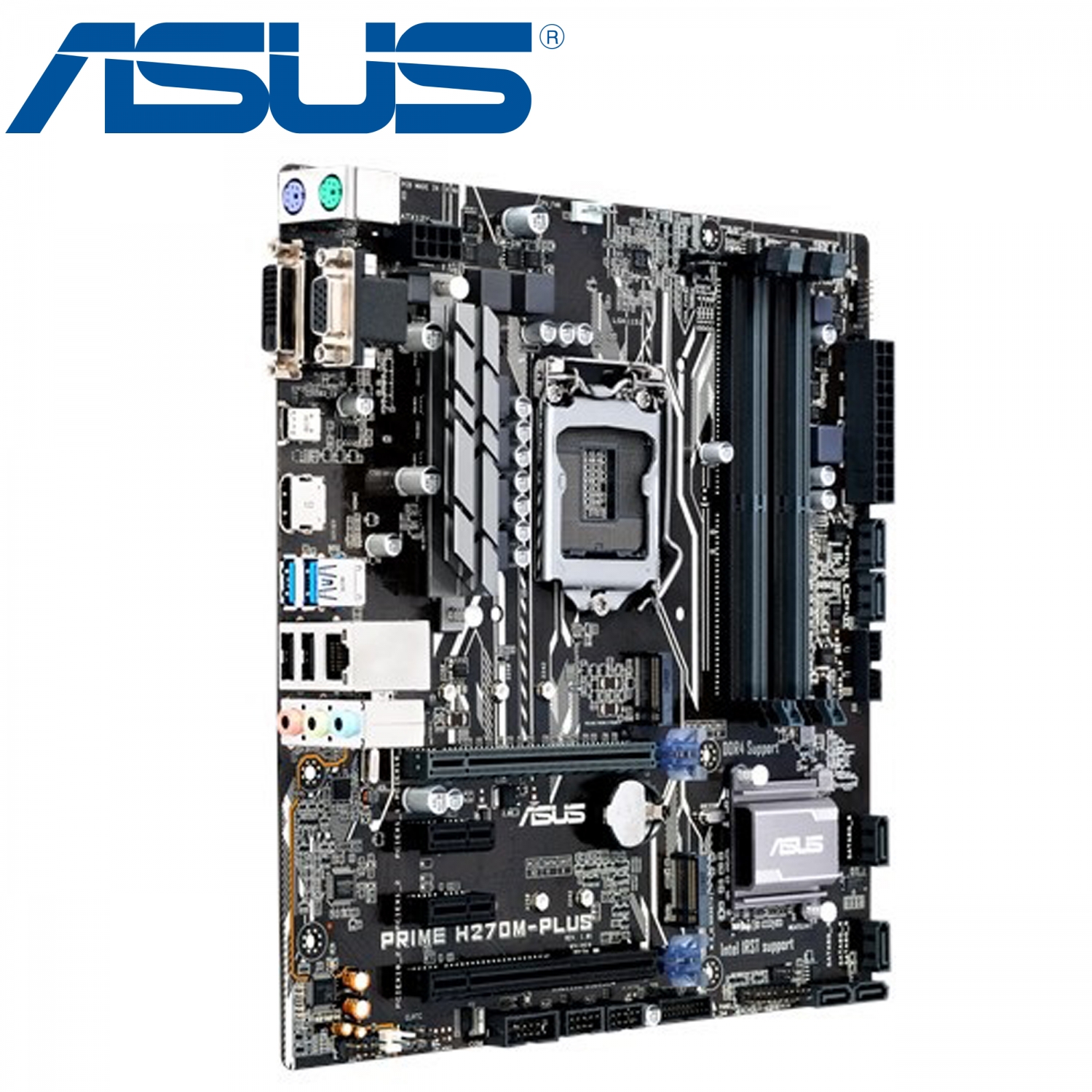 Մայր Սալիկ ASUS Prime H270M-Plus (miroATX, S-1151, H270, VGA/DVI/HDMI, 2xPCI-E, 2xPCI-Ex1, 4xDDR4, USB3.0, USB TypeC, GbLan) Մայր Սալիկ ASUS Prime H270M-Plus (miroATX, S-1151, H270, VGA/DVI/HDMI, 2xPCI-E, 2xPCI-Ex1, 4xDDR4, USB3.0, USB TypeC, GbLan)