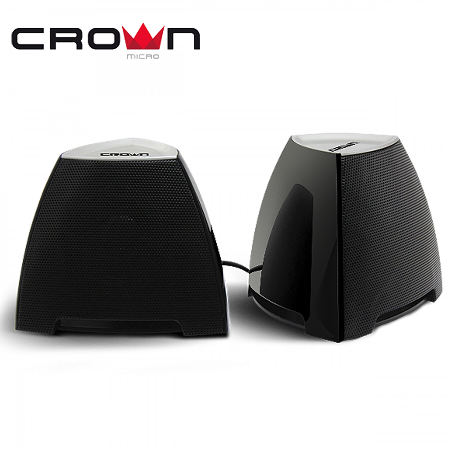 Բարձրախոսներ CrownMicro CMS-278 (2.0, 2x3W, USB, Black/SIlver) Բարձրախոսներ CrownMicro CMS-278 (2.0, 2x3W, USB, Black/SIlver)