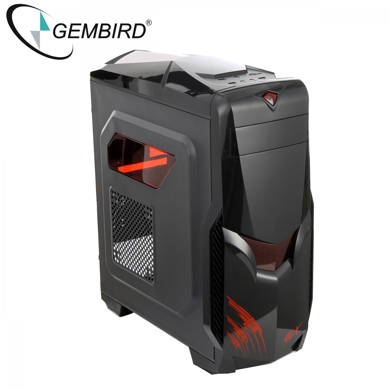 Case MidiTower Gembird CCC-GJ-15 Case MidiTower Gembird CCC-GJ-15