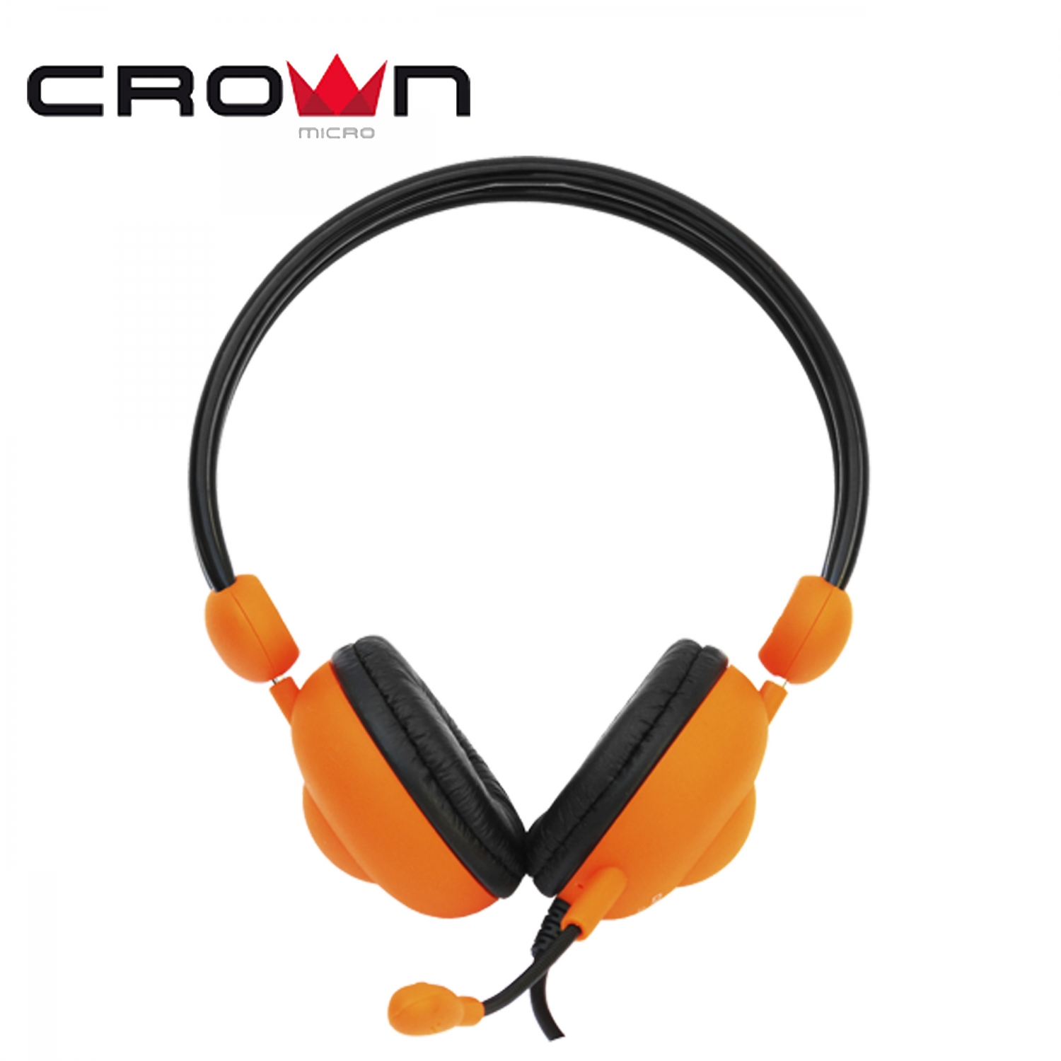 Ականջակալ խոսափողով CrownMicro CMH-942 (Orange) Ականջակալ խոսափողով CrownMicro CMH-942 (Orange)
