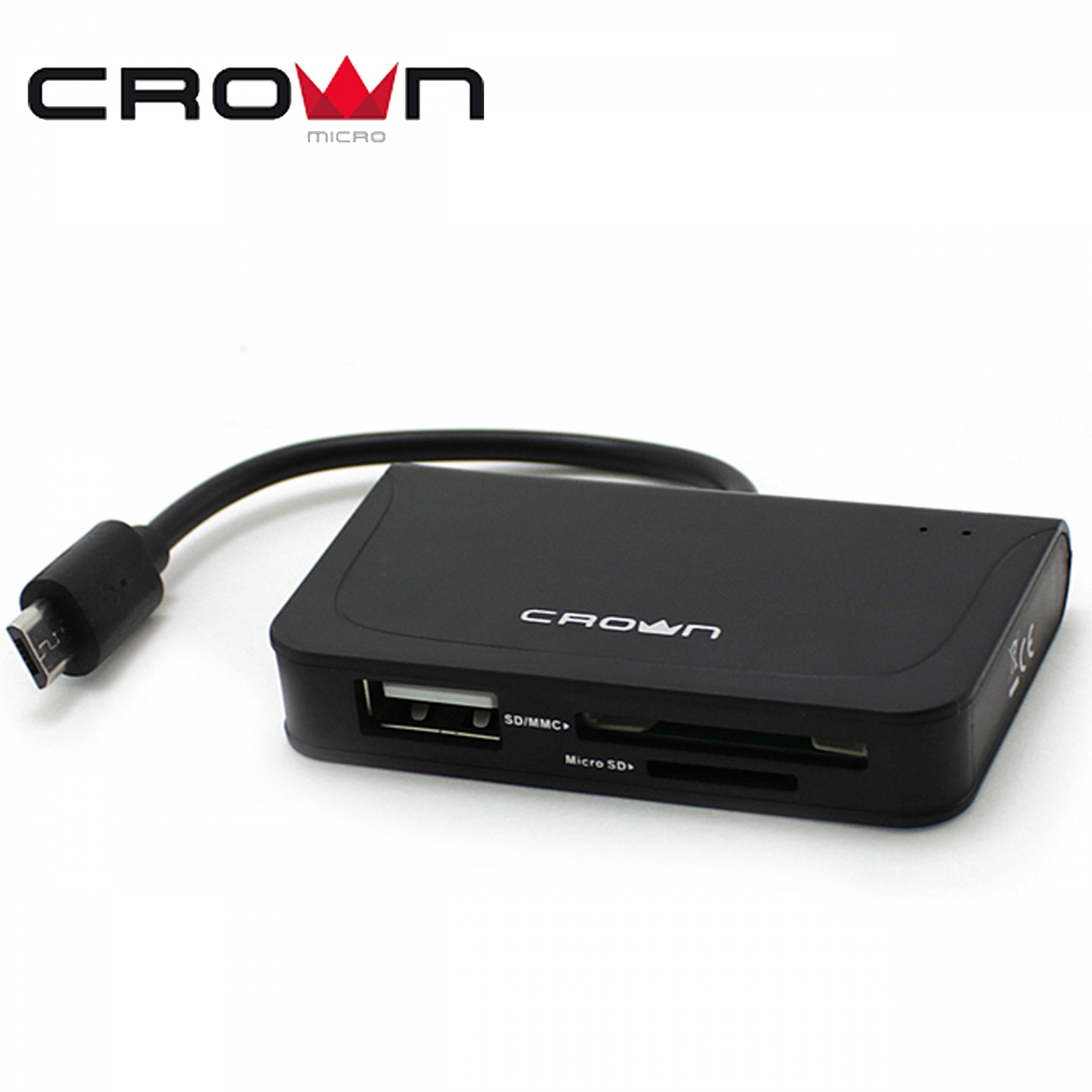 Քարտի ընթերցող CrownMicro CMCR-B13 (OTG cardreader, microUSB) Քարտի ընթերցող CrownMicro CMCR-B13 (OTG cardreader, microUSB)