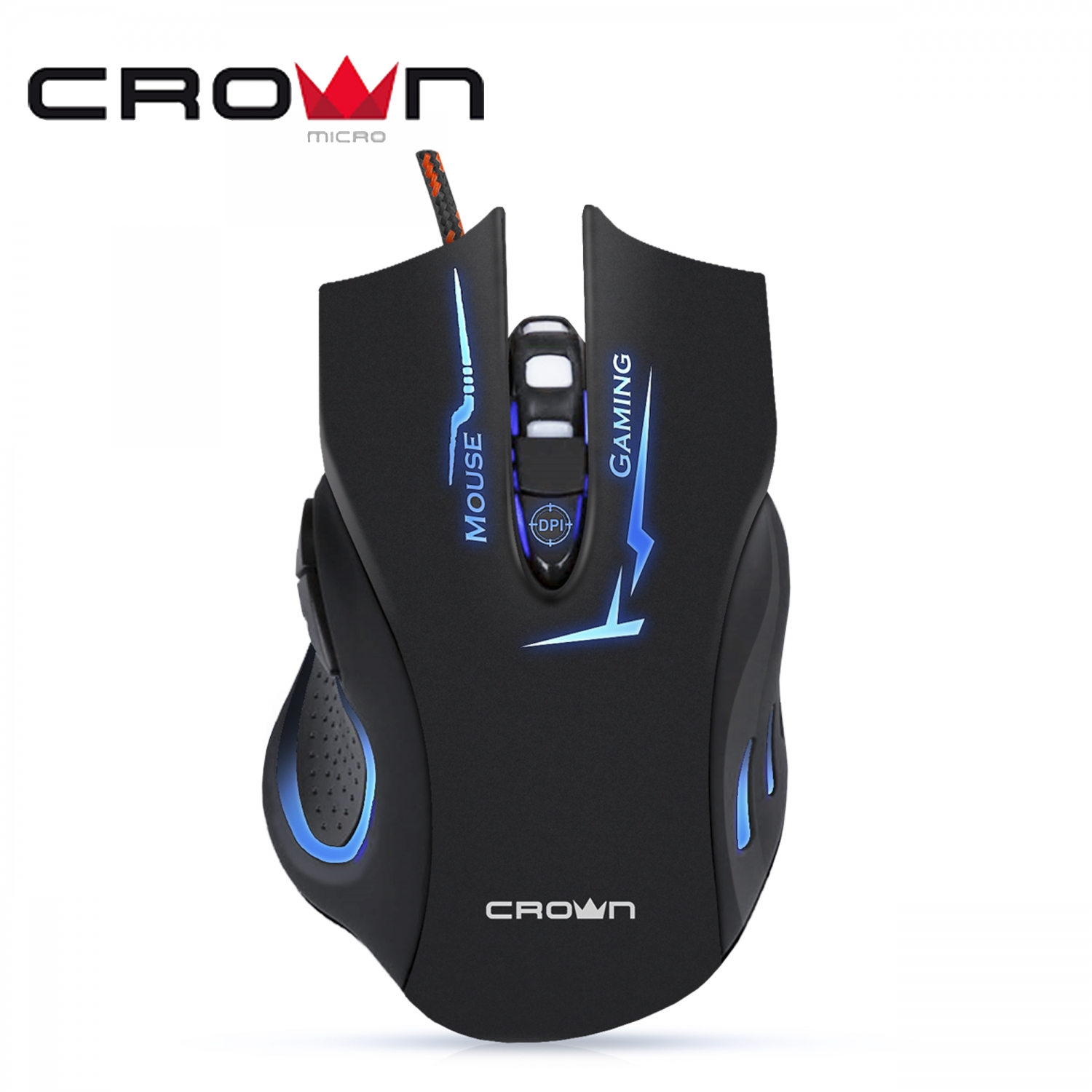 Մկնիկ CrownMicro CMXG-615 (USB, Black, Gaming) Մկնիկ CrownMicro CMXG-615 (USB, Black, Gaming)