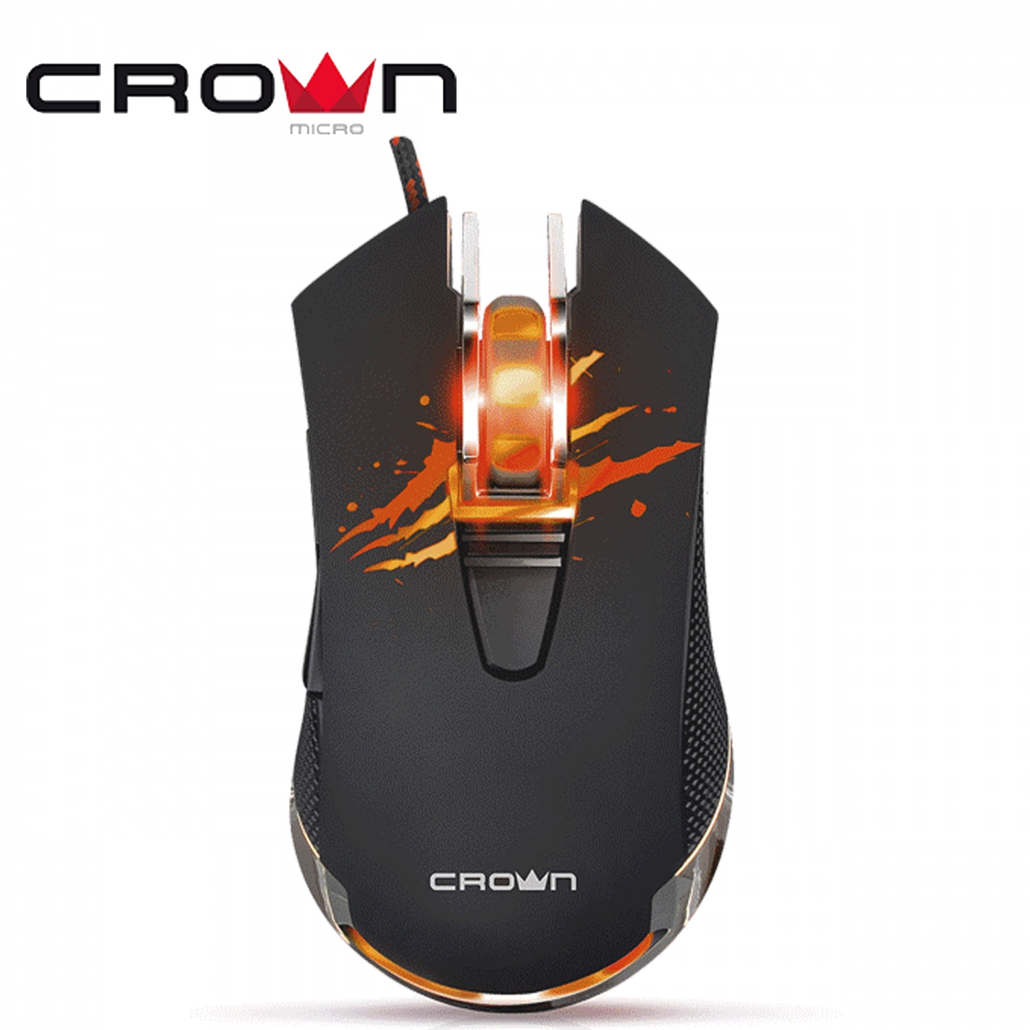 Մկնիկ CrownMicro CMXG-614 (USB, Black, Gaming) Մկնիկ CrownMicro CMXG-614 (USB, Black, Gaming)