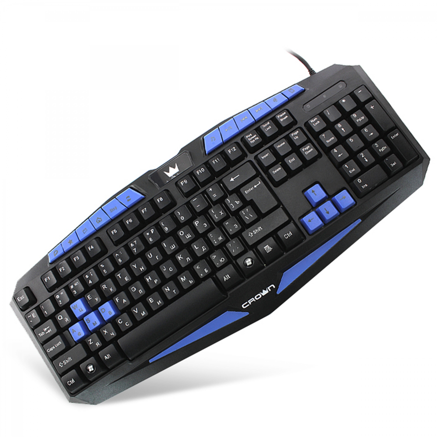 Ստեղնաշար CrownMicro CMKY-5006 (USB, Black, Multimedia) Ստեղնաշար CrownMicro CMKY-5006 (USB, Black, Multimedia)