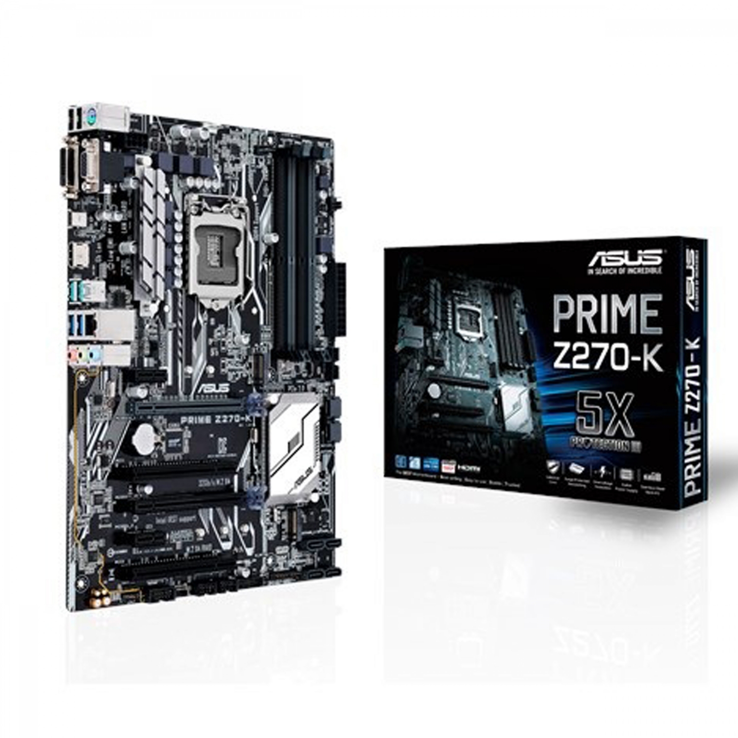 Մայր Սալիկ ASUS Prime Z270-K (ATX, S-1151, Z270, VGA/DVI/HDMI, 2xPCI-E, 3xPCI-Ex1, 4xDDR4, USB3.0, RAID, GbLan) Մայր Սալիկ ASUS Prime Z270-K (ATX, S-1151, Z270, VGA/DVI/HDMI, 2xPCI-E, 3xPCI-Ex1, 4xDDR4, USB3.0, RAID, GbLan)
