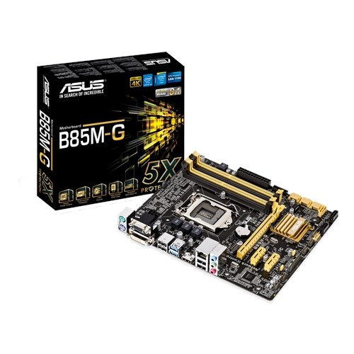 Մայր Սալիկ ASUS B85M-K (microATX, S-1150, B85, VGA/DVI, 2xPCI-Ex1, 2DDR3, USB3.0, GbLan) Մայր Սալիկ ASUS B85M-K (microATX, S-1150, B85, VGA/DVI, 2xPCI-Ex1, 2DDR3, USB3.0, GbLan)