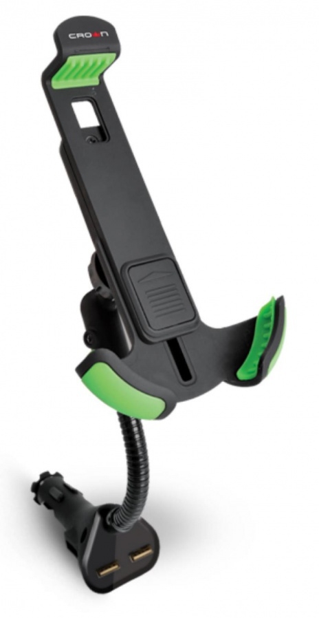 Լիցքավորիչի ամրակալ CrownMicro CMDC-IP5-032 (для машин, 2x USB 5V 2.1A, ~140mm) Լիցքավորիչի ամրակալ CrownMicro CMDC-IP5-032 (для машин, 2x USB 5V 2.1A, ~140mm)