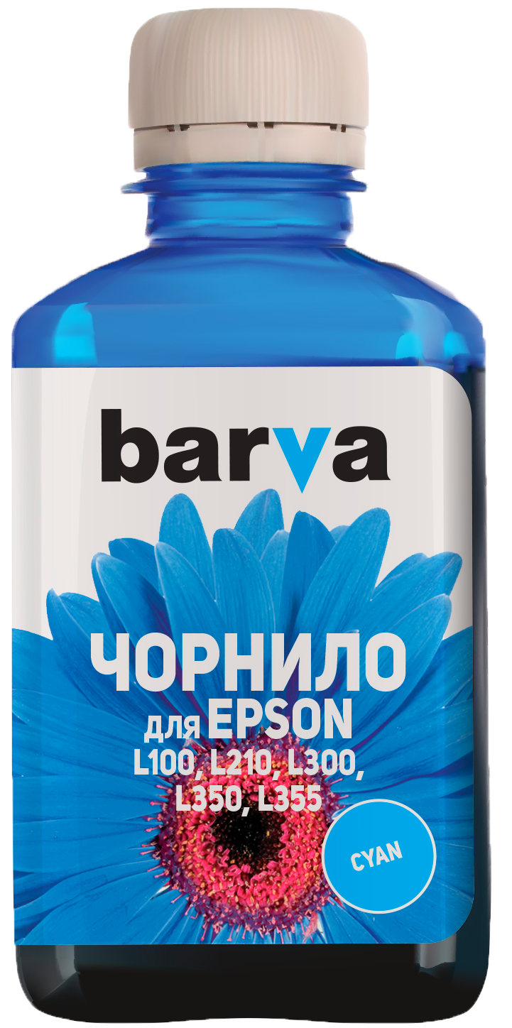 Թանաք Barva L100-401 Epson L100, L200, L300 (Cyan, 180gr) Թանաք Barva L100-401 Epson L100, L200, L300 (Cyan, 180gr)