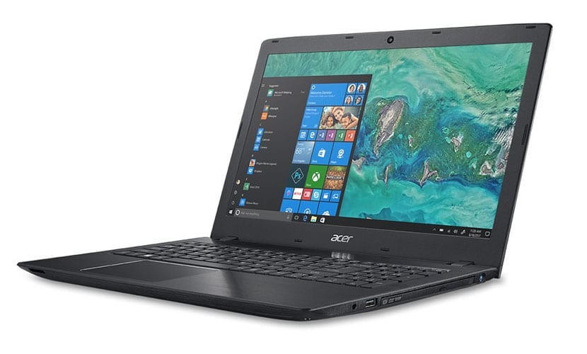 Նոութբուք Acer Aspire E15 E5-576-392H (15.6" FullHD/Core i3 8130U 2.2GHz/6GB/1TB/Intel HD/DVD-RW/USB3.0/BT/Windows 10/Black/Kb EN) Նոութբուք Acer Aspire E15 E5-576-392H (15.6