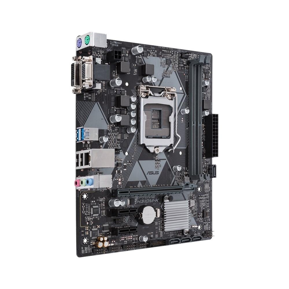 Մայրական սալիկ ASUS PRIME H310M-K (microATX, S-1151, H310, VGA/DVI, PCI-E, 2xPCI-Ex1, 2xDDR4, USB3.1, GbLan) Մայրական սալիկ ASUS PRIME H310M-K (microATX, S-1151, H310, VGA/DVI, PCI-E, 2xPCI-Ex1, 2xDDR4, USB3.1, GbLan)