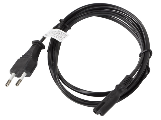 Кабель LANBERG CA-C7CA-10CC-0018-BK POWER SUPPLY EURO (RADIO) CEE 7/16->IEC 320 C7 1.8M BLACK Кабель LANBERG CA-C7CA-10CC-0018-BK POWER SUPPLY EURO (RADIO) CEE 7/16->IEC 320 C7 1.8M BLACK