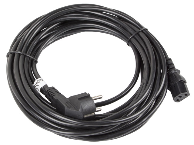 Cable LANBERG CA-C13C-11CC-0100-BK POWER SUPPLY CEE 7/7->IEC 320 C13 10M VDE BLACK