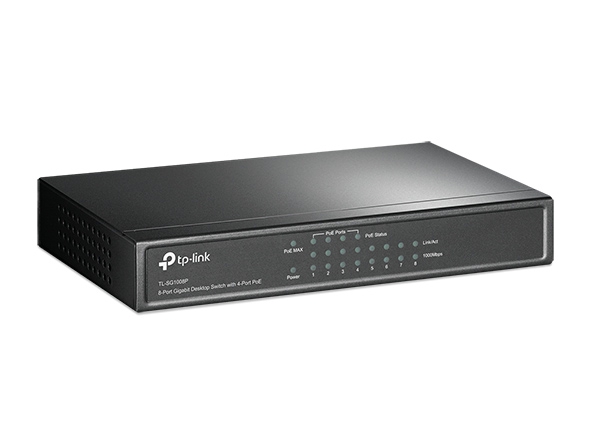 Коммуникатор 8port 10/100/1000 TP-Link TL-SG1008P