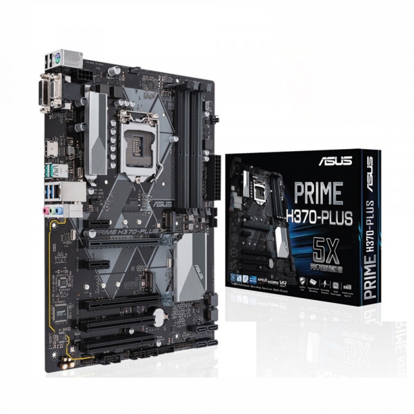 Մայրական սալիկ ASUS PRIME H370-PLUS (S-1151v2, H370, HDMI, 4xPCI-E, 2xPCI, 4DDR4, RAID, PCI, SATA3, GbLAN) Մայրական սալիկ ASUS PRIME H370-PLUS (S-1151v2, H370, HDMI, 4xPCI-E, 2xPCI, 4DDR4, RAID, PCI, SATA3, GbLAN)