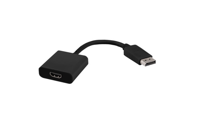 Cable LANBERG NSK-0415 DISPLAYPORT(M)->HDMI(F) (24+5) DUAL LINK 1.8M BLACK