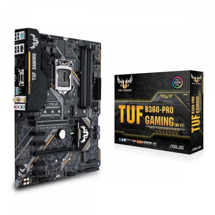 Մայրական սալիկ ASUS TUF B360-PRO GAMING (Wi-Fi) (S-1151v2, B360, HDMI, 6xPCI-E, 4DDR4, RAID, PCI, SATA3, GbLAN) Մայրական սալիկ ASUS TUF B360-PRO GAMING (Wi-Fi) (S-1151v2, B360, HDMI, 6xPCI-E, 4DDR4, RAID, PCI, SATA3, GbLAN)