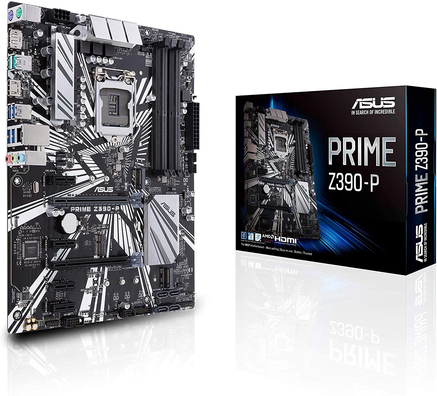 Մայրական սալիկ ASUS PRIME Z390-P (S-1151v2, Z390, VGA, HDMI, PCI-E, 4DDR4, PCI, SATA3, GbLAN) Մայրական սալիկ ASUS PRIME Z390-P (S-1151v2, Z390, VGA, HDMI, PCI-E, 4DDR4, PCI, SATA3, GbLAN)