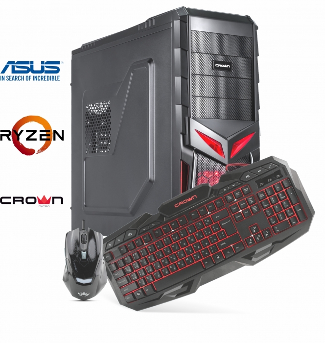 PC LED GFirst Basic R3-82401 (Ryzen 3, 8GB RAM, 240GB SSD, 1TB HDD)