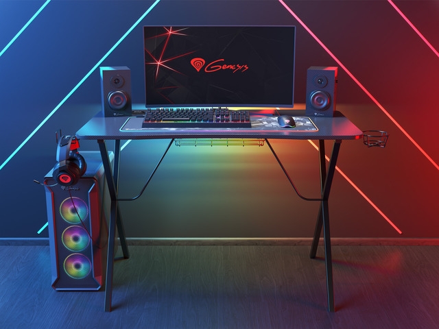 Gaming table Genesis NDS-1606 Holm 200 RGB (Black) Gaming table Genesis NDS-1606 Holm 200 RGB (Black)