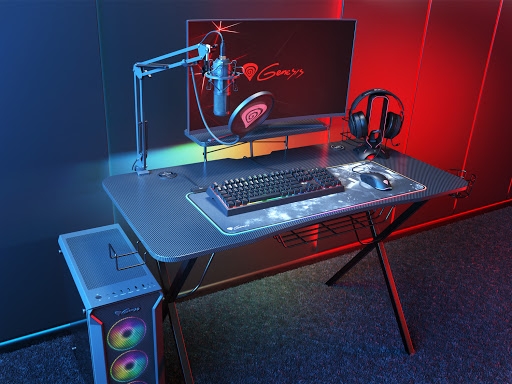 Bureau gaming Genesis HOLM 200 LED RGB