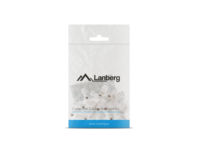 Коннектор LANBERG PLU-6020 UTP, CAT6, RJ-45 PLUG 8P8C (20PCS)