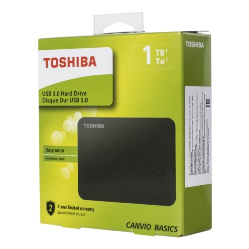 HDTB410EK3AA, Toshiba Canvio Basics 1 TB External Hard Drive