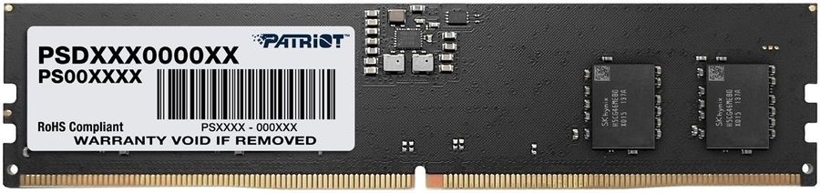 Модуль памяти DIMM 16GB DDR5 PATRIOT PSD516G480081 (PC21330, 4800MHz)