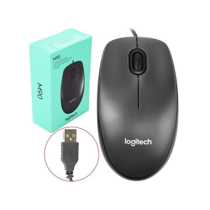 Mouse Logitech M90 (USB, Black/Dark Gray) Mouse Logitech M90 (USB, Black/Dark Gray)