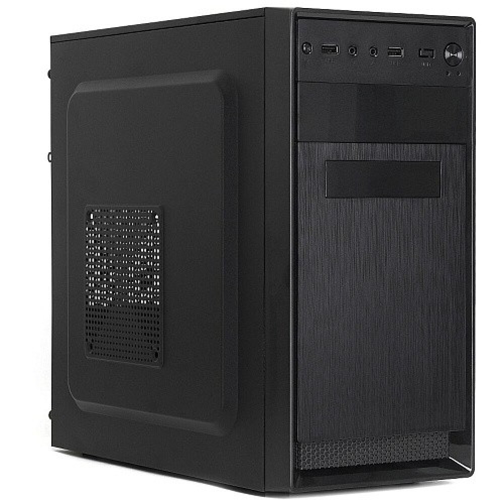 LED COMPUTERS-Корпус MidiTower CrownMicro CMC-4223 black (mATX, USB 3.0 ...