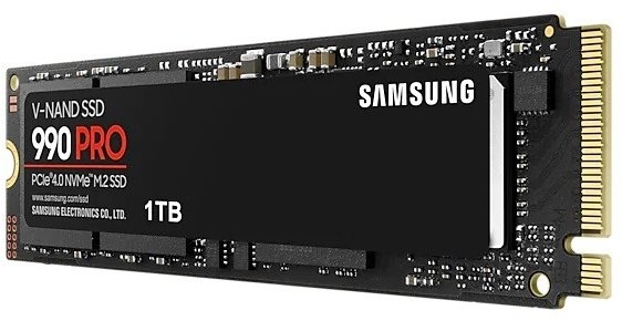 SSD M.2 1TB SAMSUNG MZ-V9P1T0BW 990 PRO (M.2 2280, PCI-E x 4, Reading 7450 MB/s, Writing 6900 Mb/s)